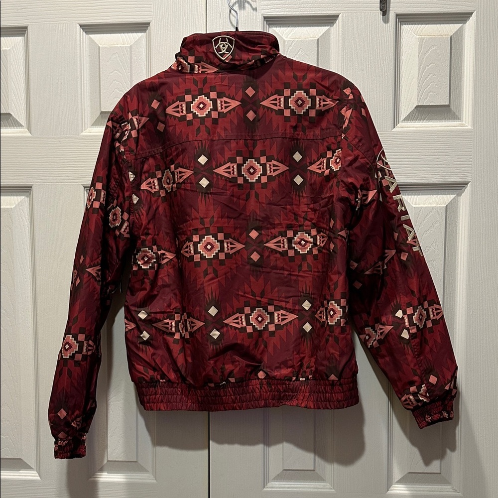 Ariat Burgundy Aztec Patterned Jacket - image 2